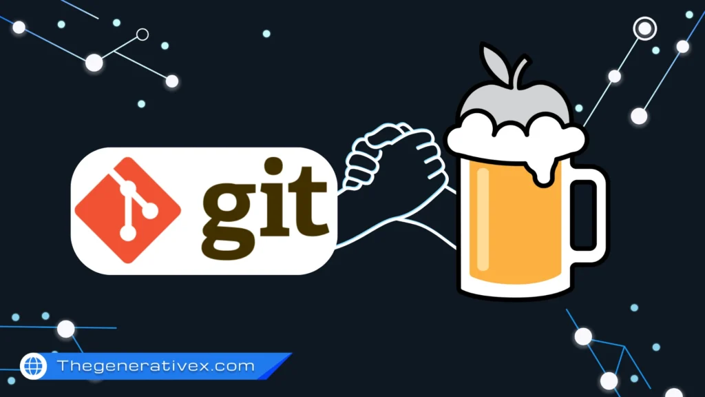 Git and Homebrew logos